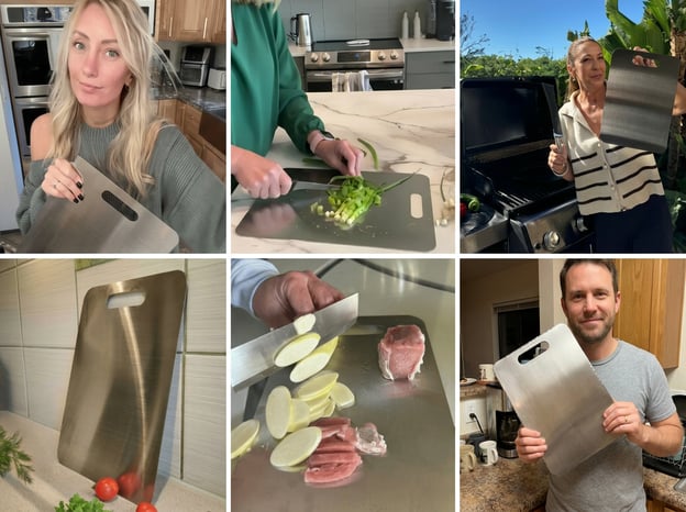 Zanory titanium cutting board